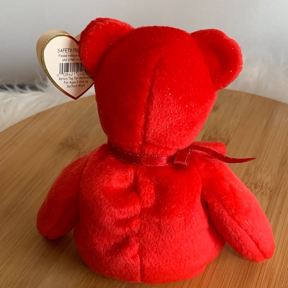 Ty (6) Vintage “Retired”Red (Pierre) Bear with Maple Leaf - Picture 5 of 9